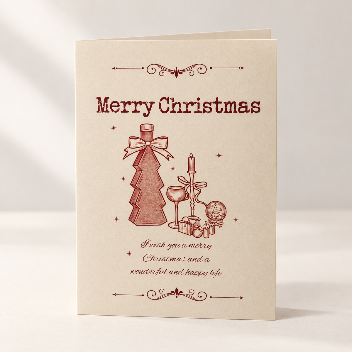 Vintage Christmas Greeting Card
