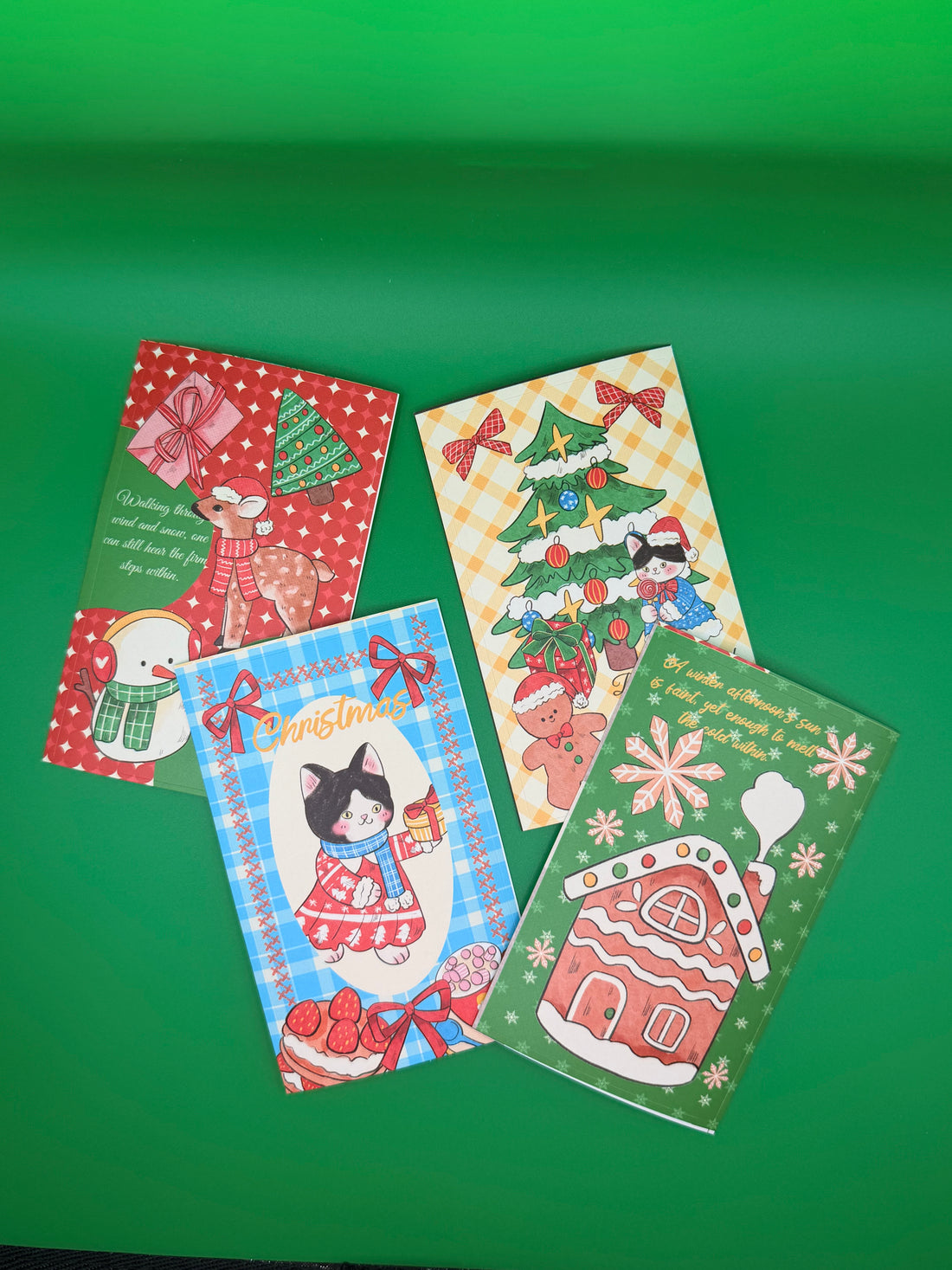Christmas Cat Sticker Set